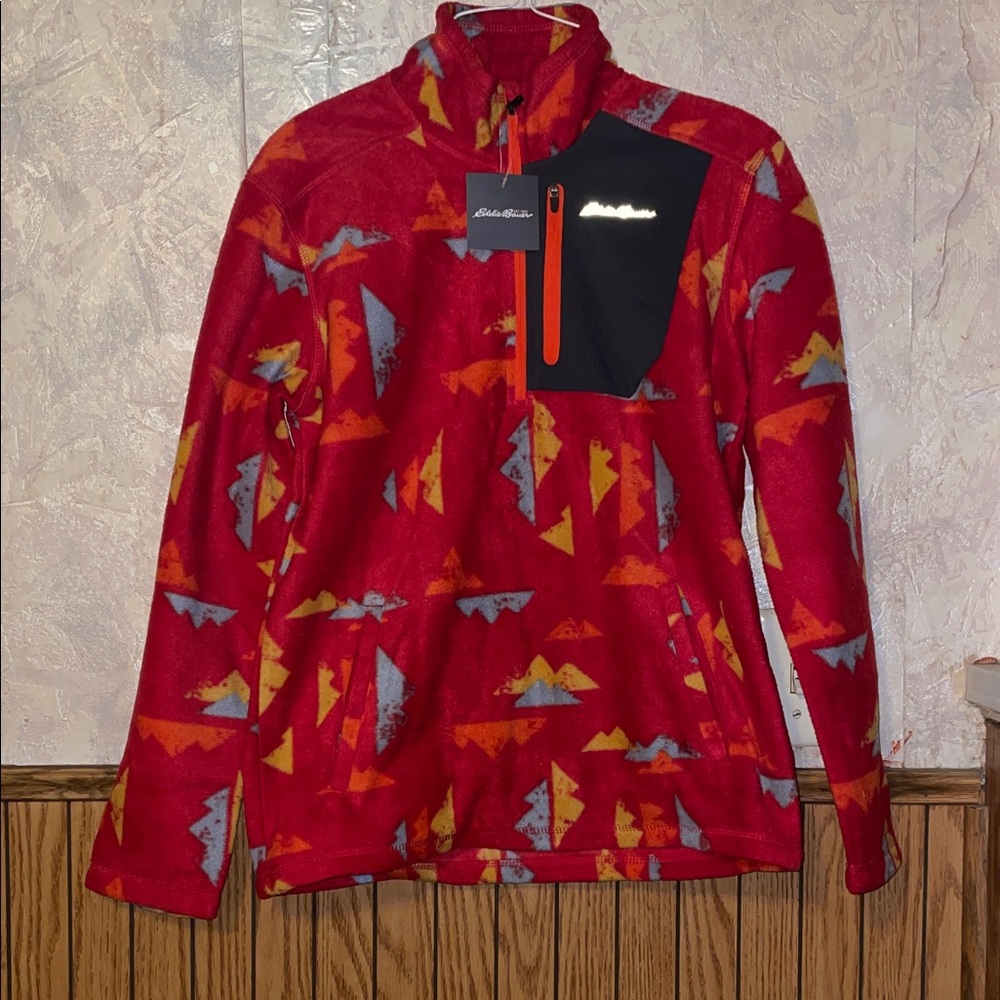 Multi color Eddie Bauer pull over (L kids)(nwt)